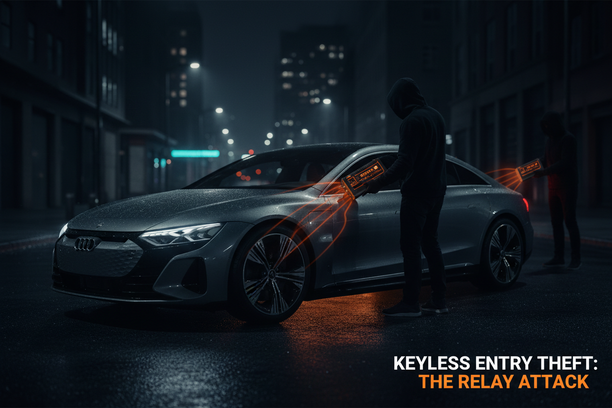 Keyless entry diefstal