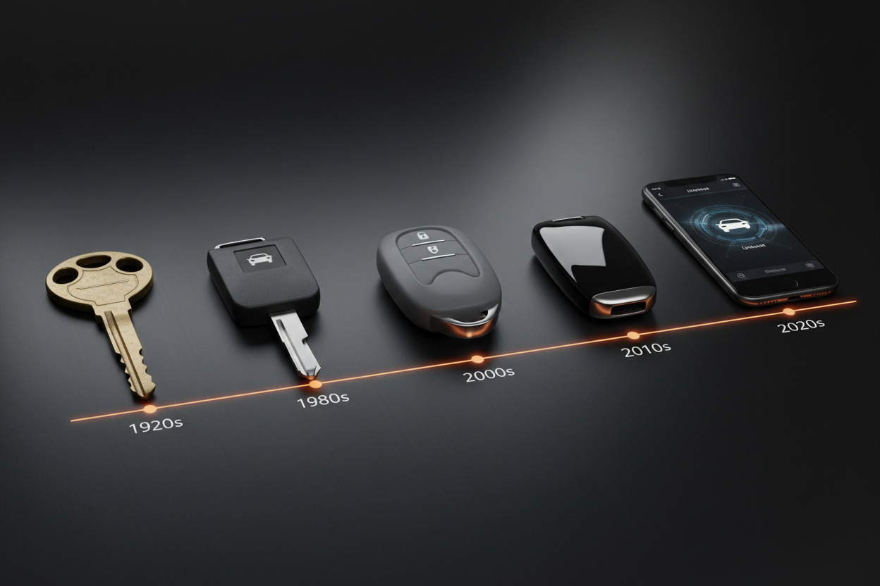 De Geschiedenis van Keyless Entry - Van Sleutel tot Smartphone