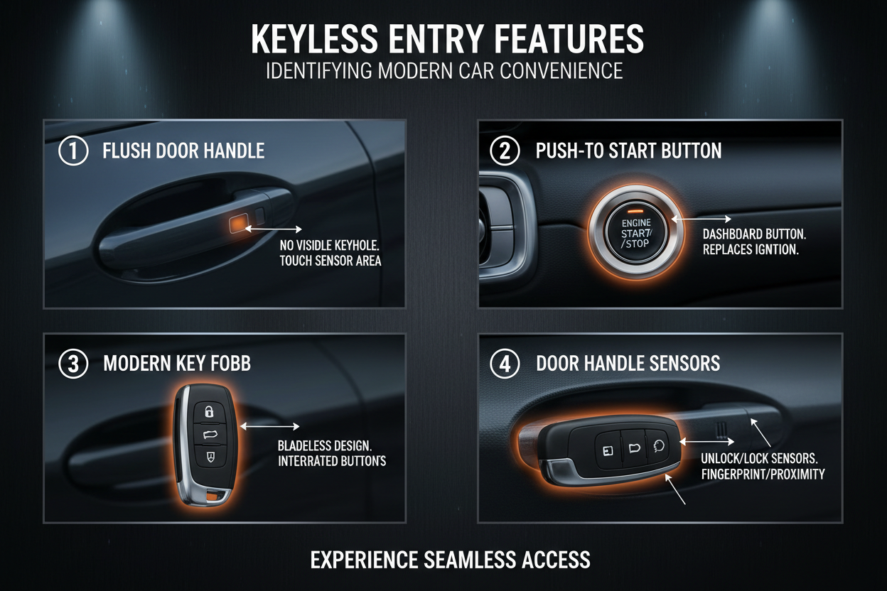 Hoe Herken Je of Jouw Auto Keyless Entry Heeft?