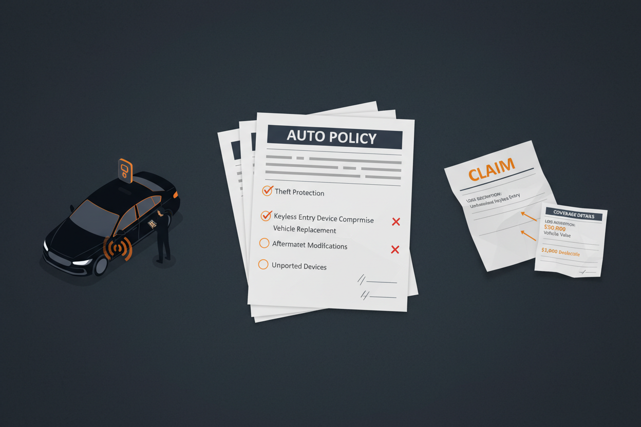 Keyless Entry Verzekering - Wat Dekt Je Polis Wel en Niet?