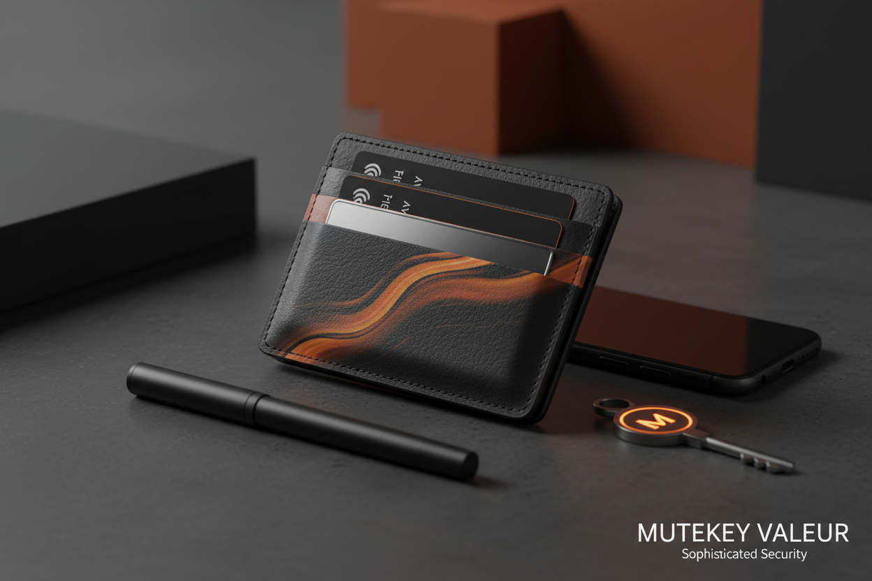 Mutekey Valeur Kaarthouder - Bescherm uw waardevolle gegevens in stijl