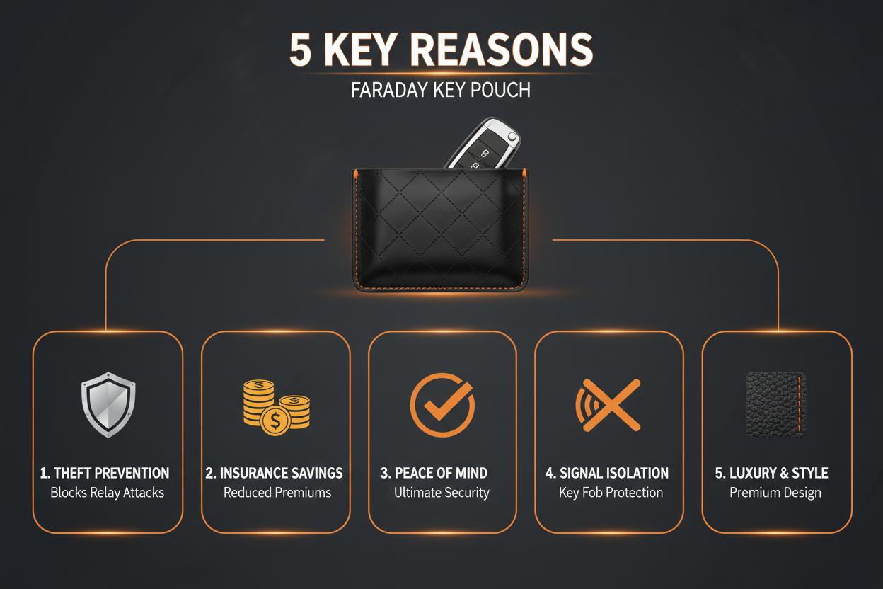 5 Redenen Waarom Elke Autobezitter een Faraday Hoesje Nodig Heeft