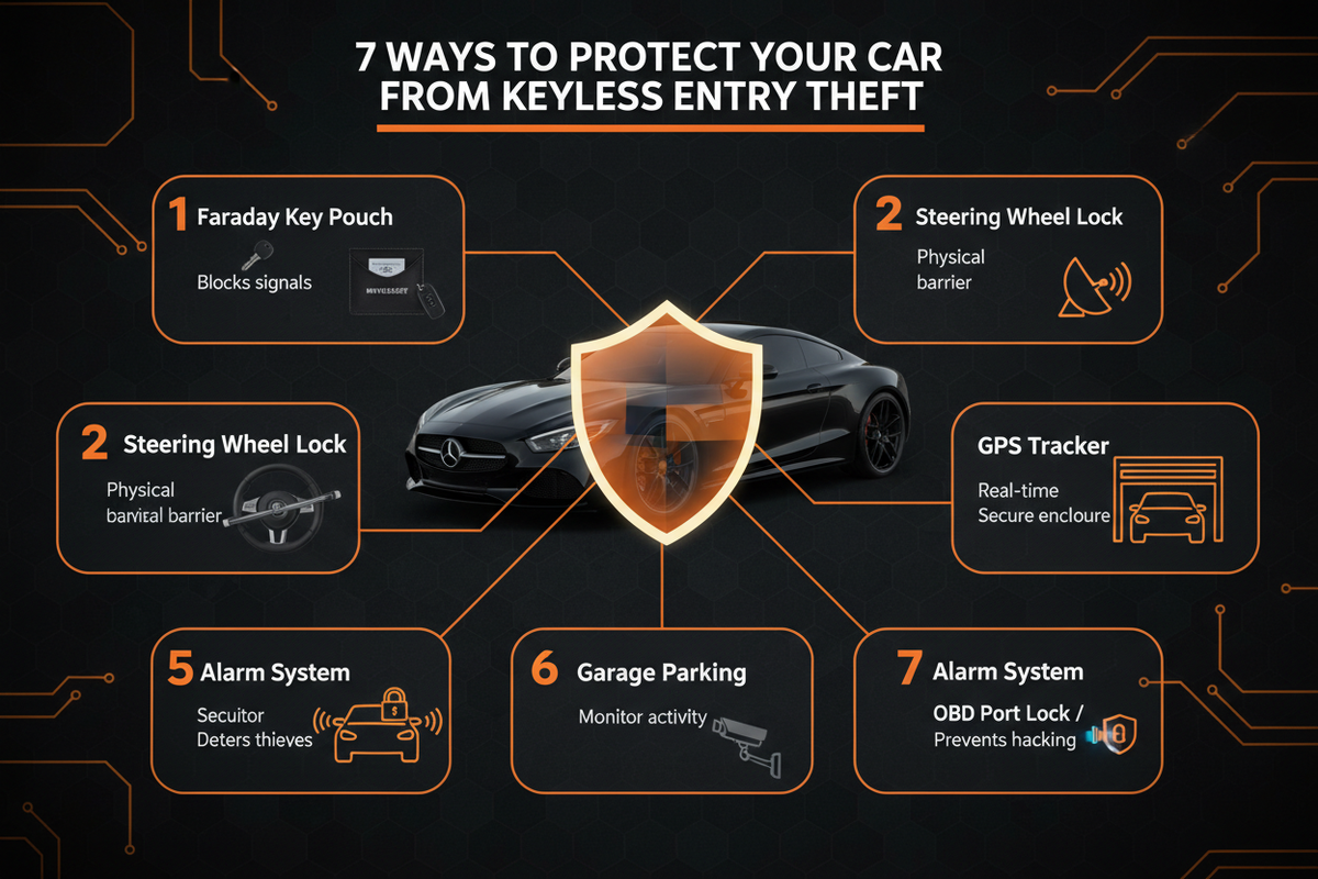 Keyless Entry Beveiliging - 7 Manieren om Je Auto Te Beschermen