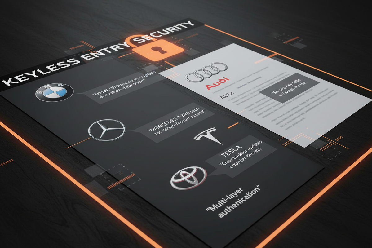 Wat Zeggen Autofabrikanten over Keyless Entry Veiligheid?